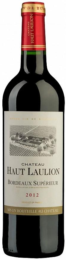 Вино Chateau Haut-Laulion  Bordeaux Superieur AOC Шато О-Лольон  2014 750 мл