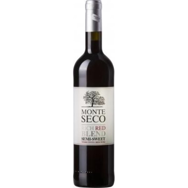 Вино Monte Seco Rich Red Blend Монте Semi-sweet  Секо Рич Ред Бленд полусладкое 750 мл