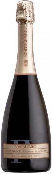 Игристое вино Bortolomiol DOCG Valdobbiadene Prosecco Superiore   Suavis Demi Sec  2015 750 мл