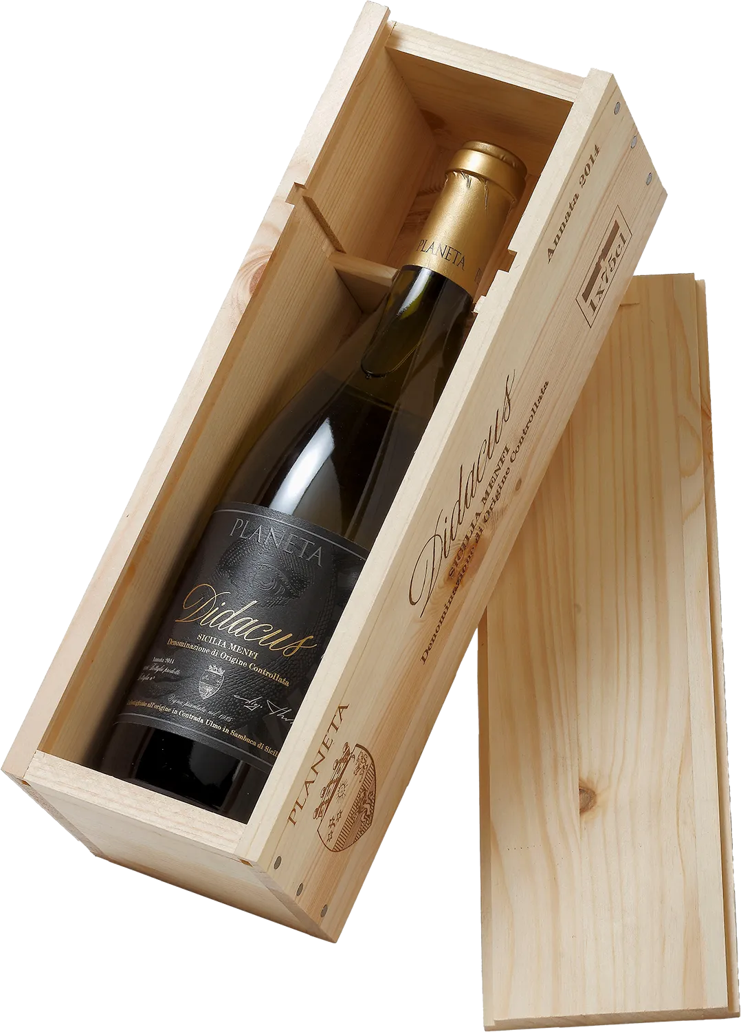 Вино Planeta Didacus Chardonnay Sicilia Menfi DOC in gift box  2022  750 мл
