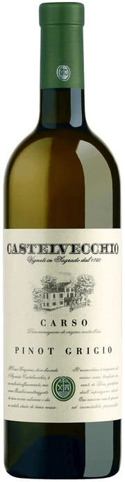 Вино Castelvecchio Pinot Grigio    2022  750 мл  12,5 %