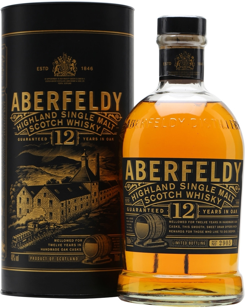 Виски Aberfeldy 12 Years Old Аберфелди 12 лет в подарочной упаковке 700 мл