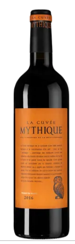 Вино La Cuvee Mythique Rouge Ля Кюве Мифик Руж 2019 750 мл