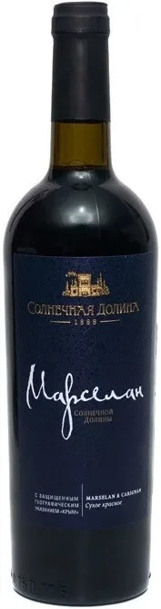 Вино Марселан Солнечной Долины  2024  750 мл