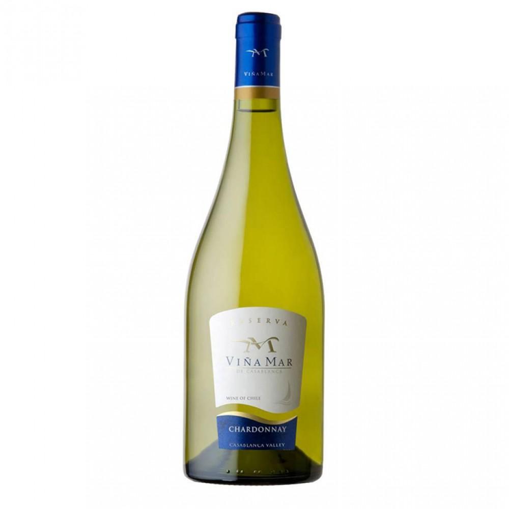 Вино  Vina del Mar de Casablanca Reserva Chardonnay   Винья Мар де Касабланка  Резерва Шардоне  2017 750 мл