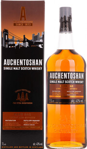 Виски Auchentoshan Dark Oak   gift box  1000 мл  43 %