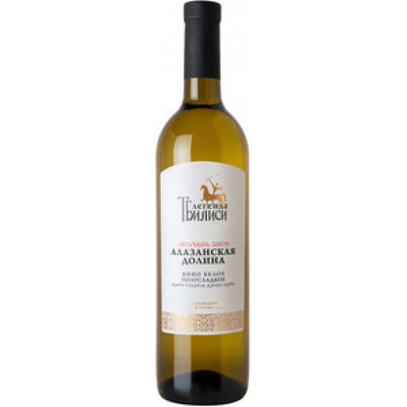 Вино Legend of Tbilisi Alazani Valley White Semi-Sweet Легенда Тбилиси Алазанская Долина Белое Полусладкое   750 мл
