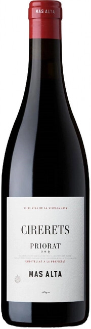 Вино Mas Alta Cirerets Priorat DOQ  2020 750 мл