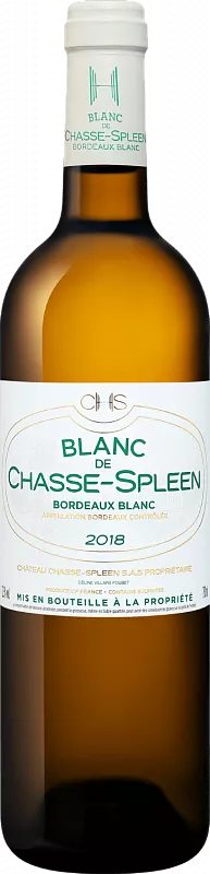 Вино Chateau Chasse-Spleen Blanc  Bordeaux AOC  2017  750 мл