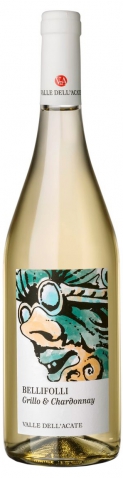 Вино Valle dell'Acate Bellifolli Grillo - Chardonnay  Валле дель'Акате  Беллифолли Грилло-Шардоне  2017 750 мл