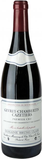 Вино Domaine Bruno Clair  Gevrey-Chambertin Premier Cru  Cazetiers    2018  750 мл