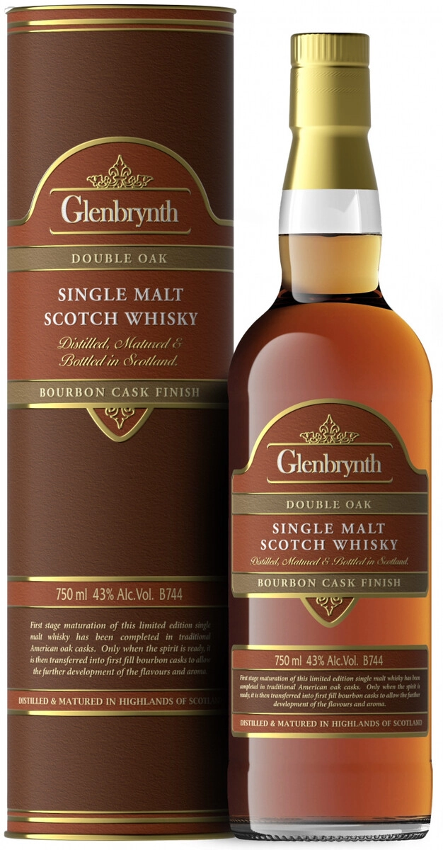 Виски Glenbrynth Bourbon Cask Finish  GB 750 мл 43%