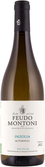 Вино Feudo Montoni  Inzolia "dei Fornelli"  Sicilia DOC  2019 750 мл