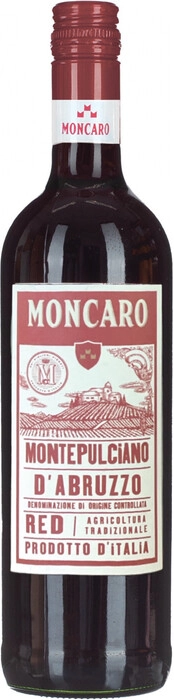 Вино Moncaro Montepulciano d'Abruzzo DOC  2021  750 мл