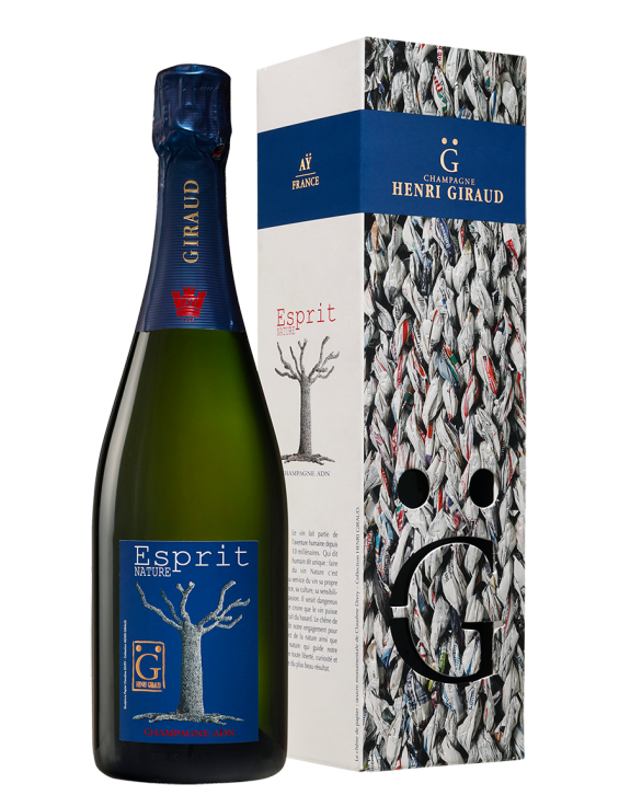 Шампанское Henri Giraud Esprit Nature gift box 750 мл