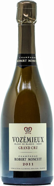 Шампанское Robert Moncuit  "Vozemieux" Blanc de Blancs Grand Cru  Champagne AOC  2011  750 мл