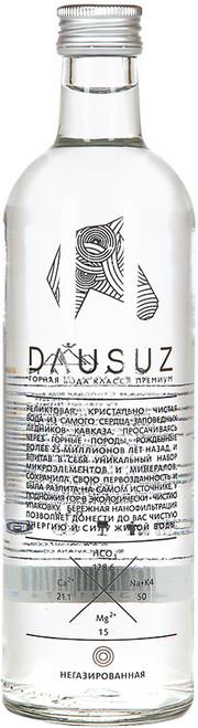 Вода минеральная природная питьевая столовая Dausuz  Даусуз стекло негазированная 850 мл