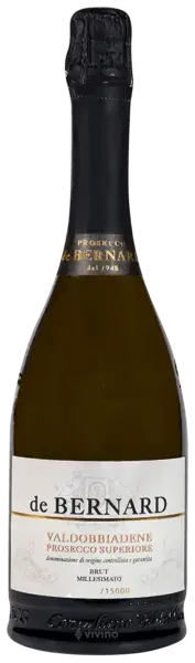 Игристое вино  De Bernard Valdobbiadene Prosecco Superiore Brut Millesimato 2024 750 мл 11,5%