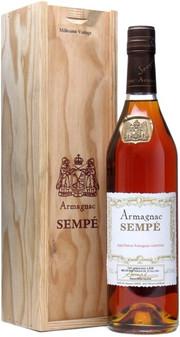 Арманьяк Vieil   Sempe  Armagnac  wooden box  1953 700 мл