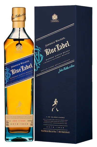 Виски Johnnie Walker  Blue Label  gift box 750 мл 40%