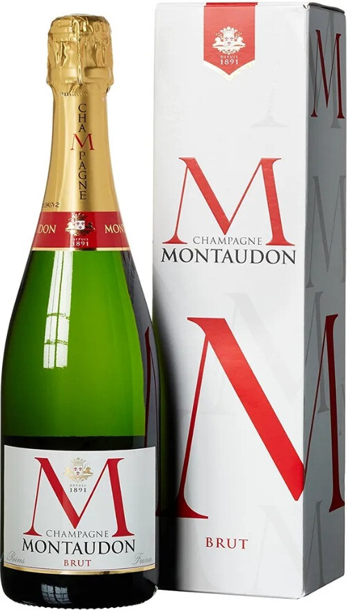 Шампанское Champagne Montaudon Brut gift box  750 мл