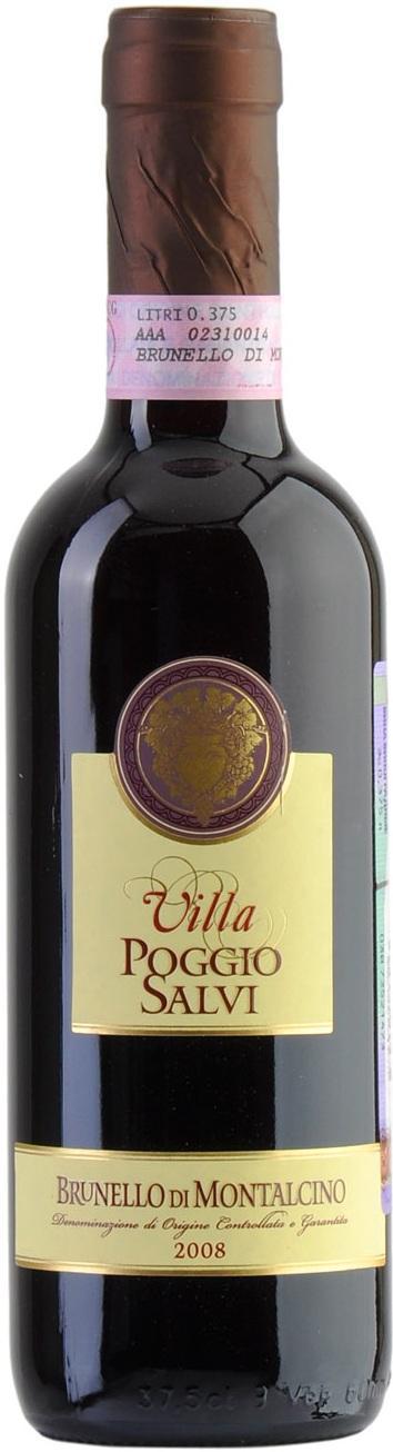 Вино Villa Poggio Salvi Brunello di Montalcino Поджио Сальви Брунелло ди Монтальчино 2013 375 мл