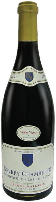 Вино Pierre Naigeon  Gevrey Chambertin 1er Cru Les Fontenys Vieilles Vignes AOC  2011 750 мл