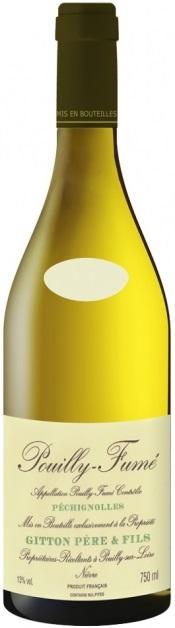 Вино Gitton Pere & Fils Pechignolles Pouilly-Fume AOC  Пешиньоль  Пуйи-Фюме 2013  750 мл