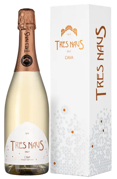 Игристое вино Cellers Domenys Tres Naus Brut Rosado gift box 750 мл  11,5%