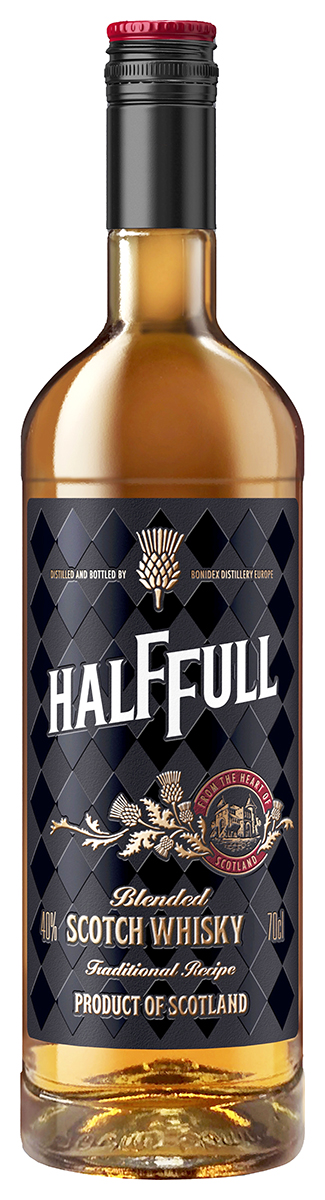 Виски HalfFull Blended Scotch Whisky  700 мл