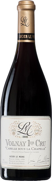 Вино Lucien Le Moine Volnay 1er Cru Carelle Sous La Chapelle AOC  2022  750 мл