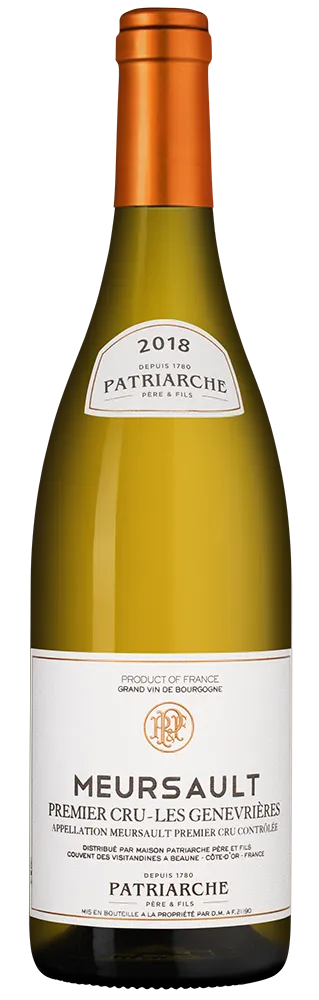 Вино Patriarche Meursault Premier Cru Les Genevrieres  2018  750 мл