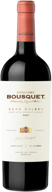 Вино Domaine Bousquet  Gran   Malbec   Домен Буске  Гран  Мальбек  2017 750 мл