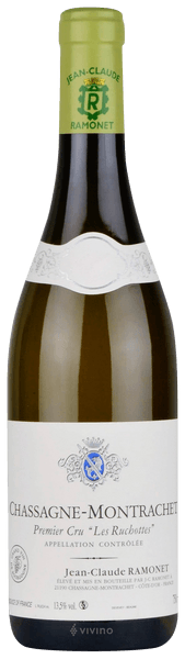 Вино Jean-Claude Ramonet Chassagne-Montrachet 1er Cru Les Ruchottes Жан-Клод Рамоне  Шассань-Монраше Премьер Крю Ле Рюшот 2017 750 мл 13%