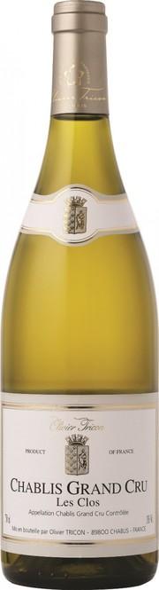 Вино Olivier Tricon Chablis Grand CruLes Clos АОС Оливье Трикон,  Шабли Гран Крю Ле Кло  2005 750 мл