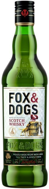 Виски  Fox and Dogs  (Russia)  700 мл