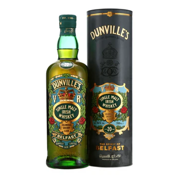 Виски  Dunvilles Single Malt Irish Whiskey Oloroso Sherry Cask 20YO   in tube 700 мл  46 %