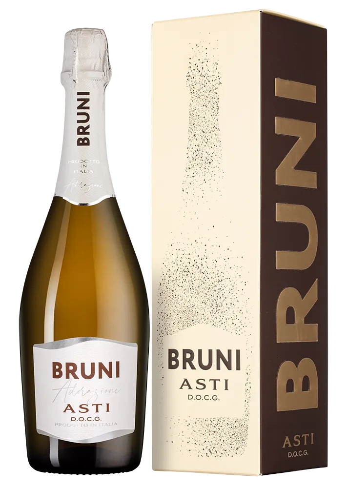 Игристое вино Bruni Asti gift box  2024  750 мл 