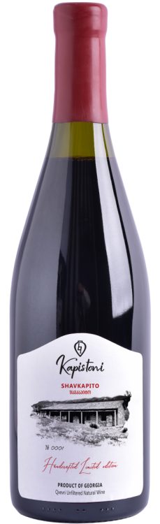 Вино  Kapistoni Winery  Batono  Shavkapito Qvevri  2022  750 мл  12 %