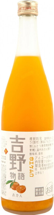 Ликер  Yoshino Monogatari   Standart Wenshu Mikan Mandarine 720 мл 9 %