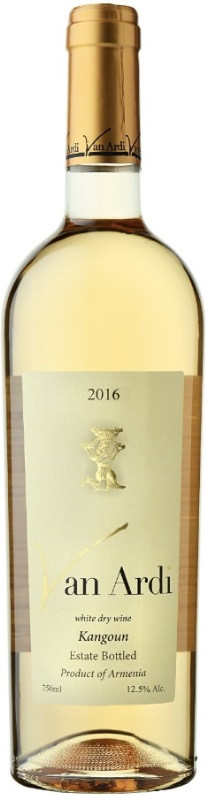 Вино Van Ardi Kangun   White Dry Wine Ван Арди  Кангун   Белое сухое 2021  750 мл