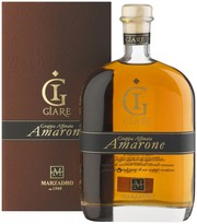 Граппа Le Giare Grappa Amarone gift box  700 мл