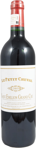 Вино Le Petit Cheval  2018 750 мл