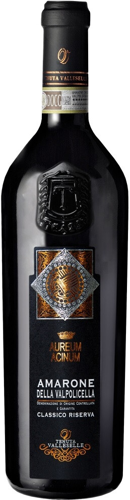 Вино Tenuta Valleselle Aureum Acinum Amarone della Valpolicella DOCG Classico Riserva Ауреум Ачинум Амароне делла Вальполичелла Классико Ризерва 2015 750 мл