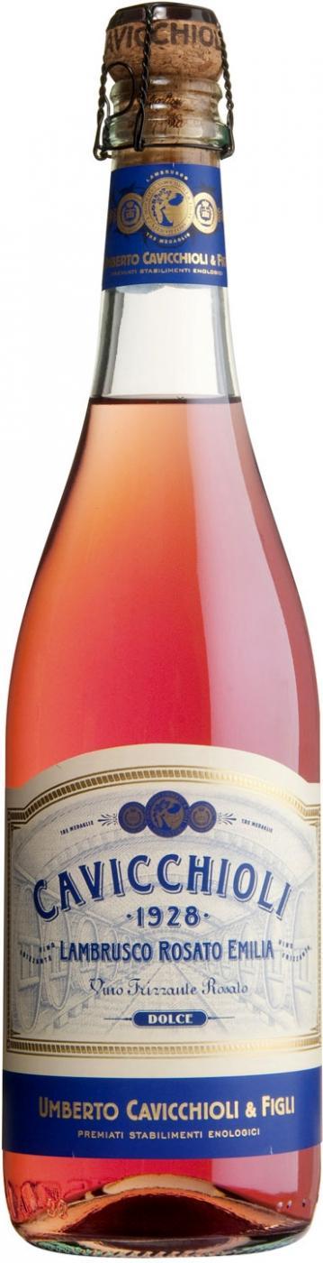 Игристое вино Cavicchioli Lambrusco Rosato Emilia Dolce 750 мл