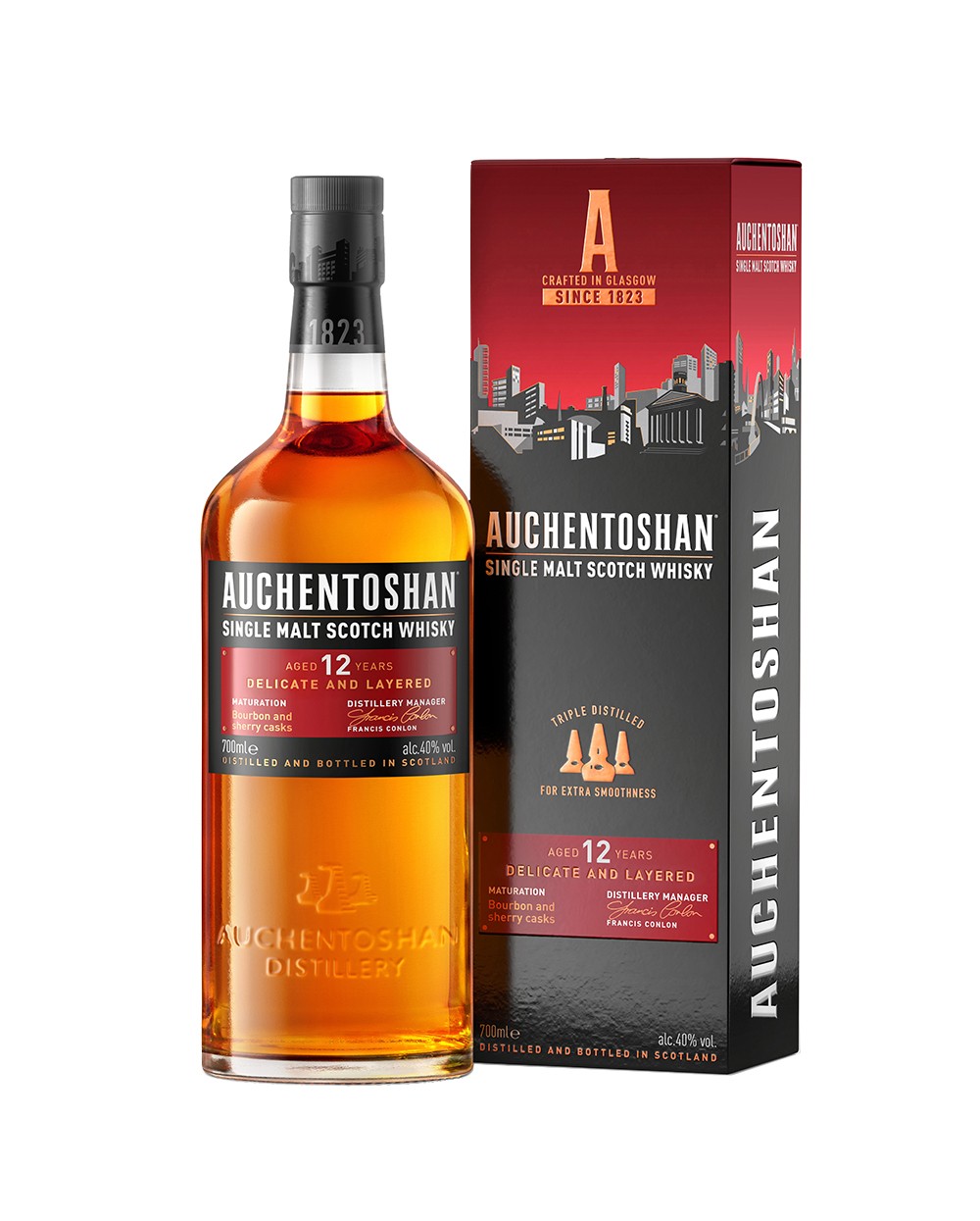 Виски Auchentoshan 12 Years Old 700 мл