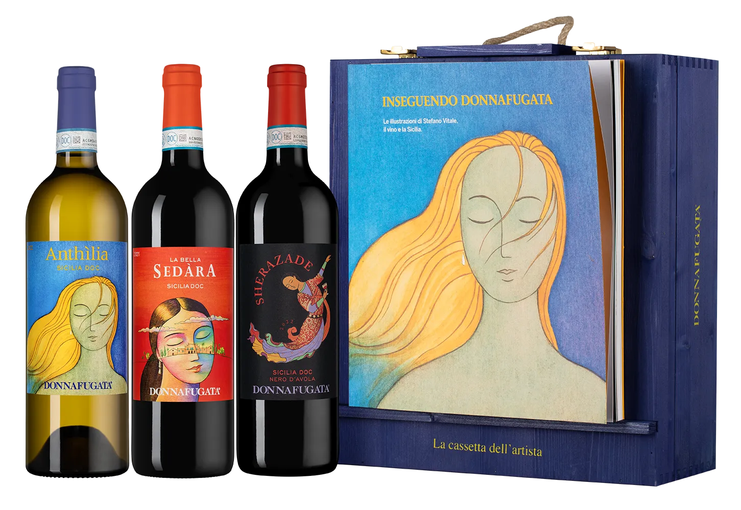 Набор вин  Donnafugata Inseguendogift box 