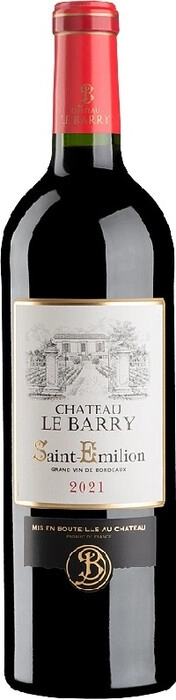 Вино Chateau Le Barry Saint-Emilion AOP  2021  750 мл