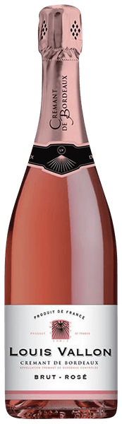 Игристое вино Louis Vallon Crémant de Bordeaux Brut-Rosé  750 мл