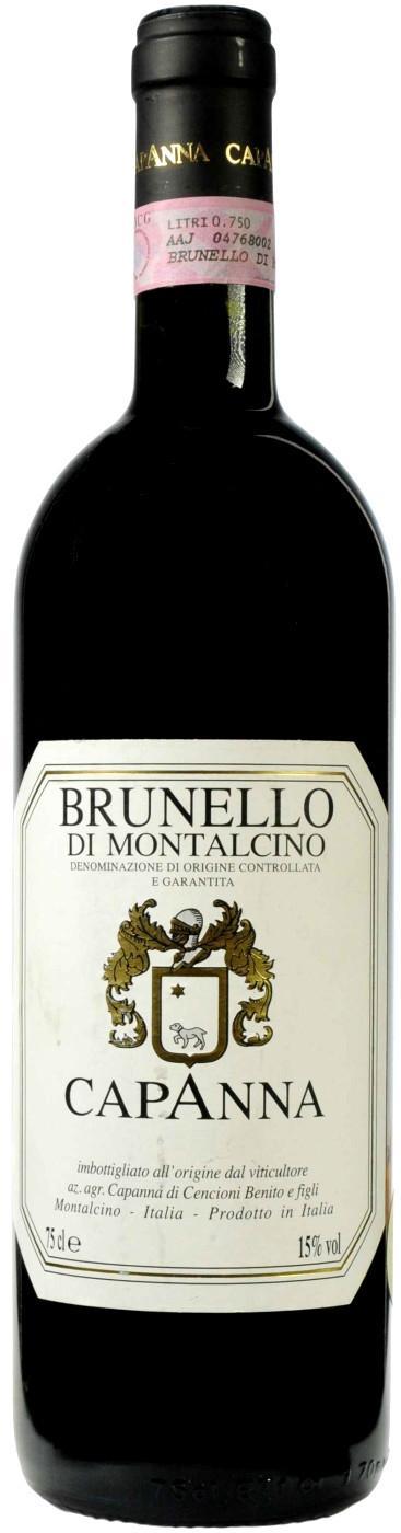 Вино Capanna  Brunello di Montalcino Tuscany DOCG  2017 750 мл 15%